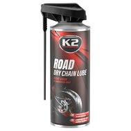 K2 ROAD DRY CHAIN LUBE 400 ml - suché mazivo ve spreji na řetězy motocyklů